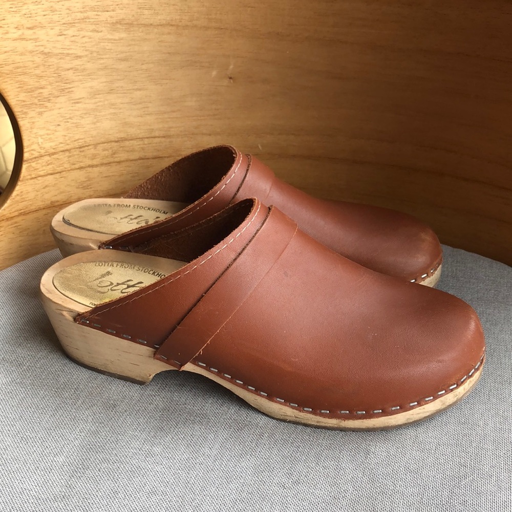 COPY - Lotta’s Stockholm Clogs Terracotta Orange Brown